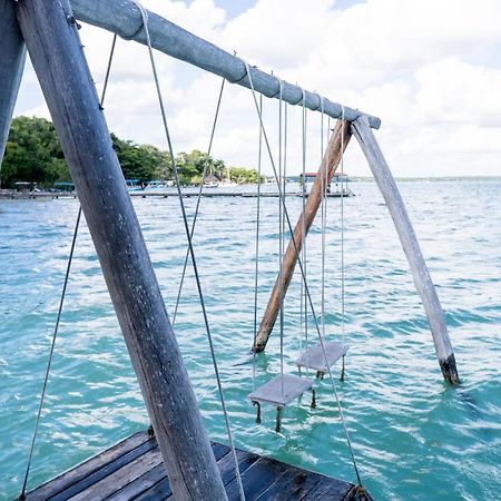 Exclusive Palafito @ Bacalar Lagoon Front Exterior photo