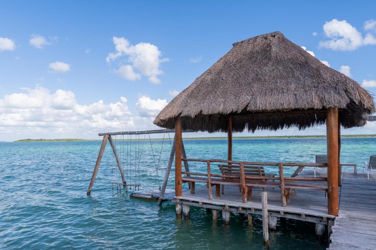 Exclusive Palafito @ Bacalar Lagoon Front Exterior photo